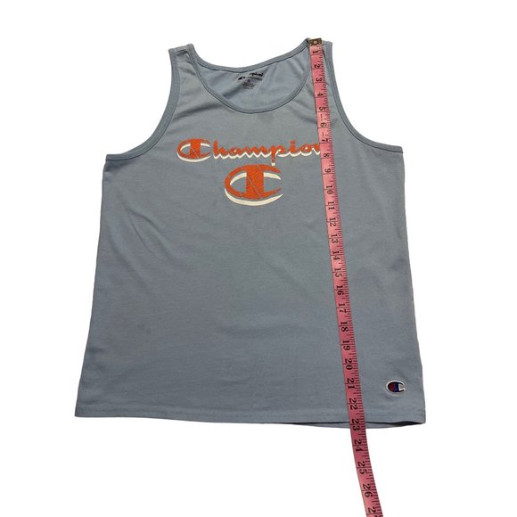 Champions.Tank top athletic lo women blue color size M - Picture 8 of 10